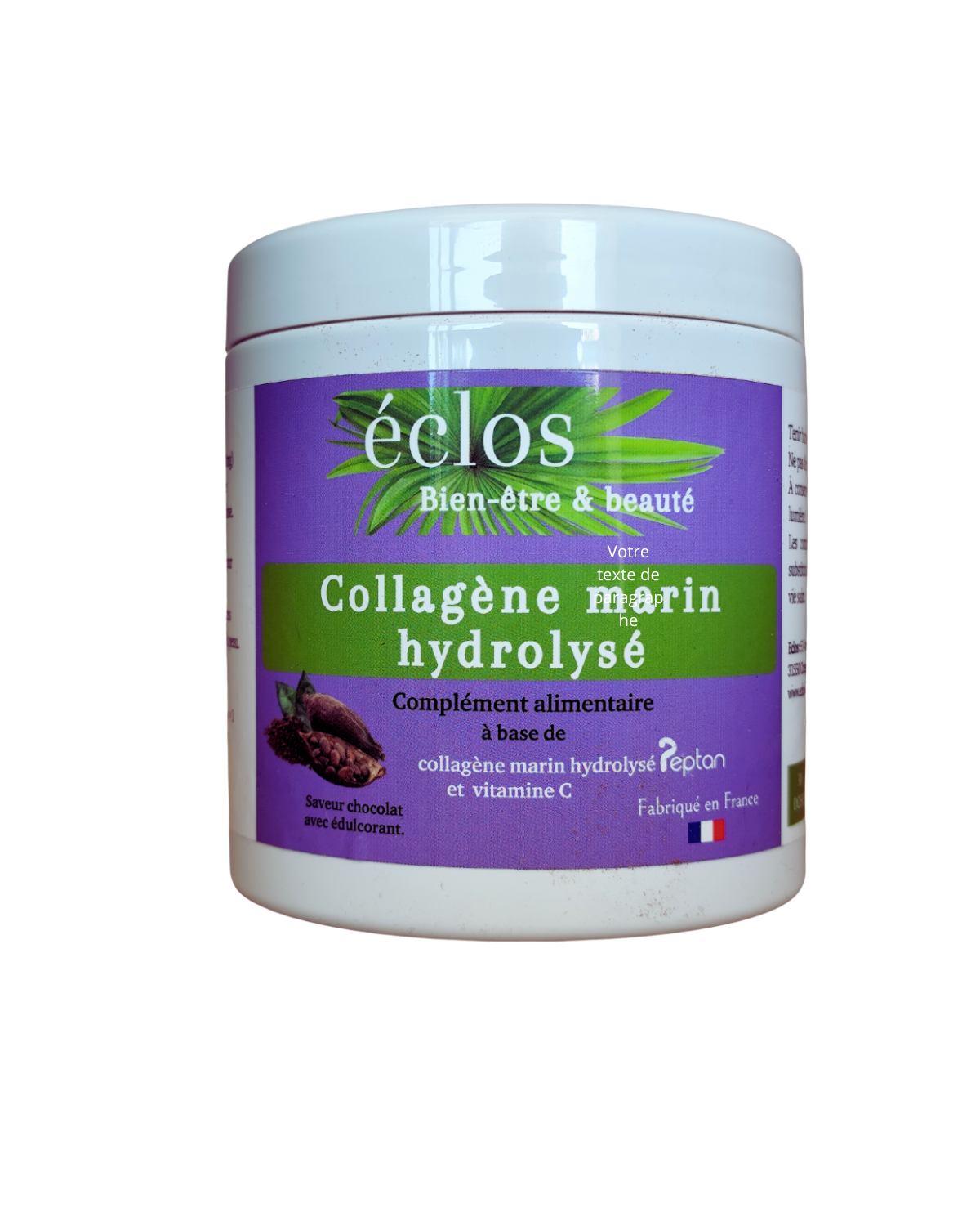 Collagène  marin hydrolysé fabriqué en France